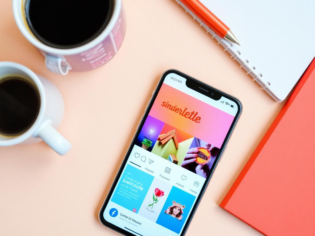 Social media marketing on mobile phone